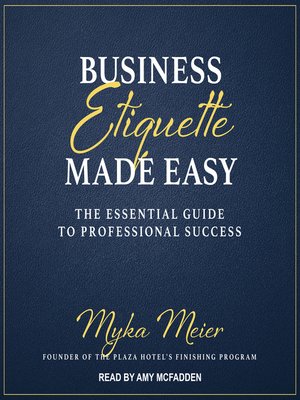 cover image of Business Etiquette Made Easy